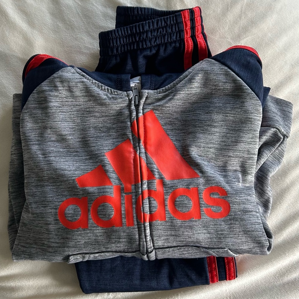 Adidas Matching Tracksuits Kids size 6
